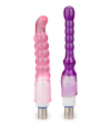 Pack de 2 plug anal pour fucking machine