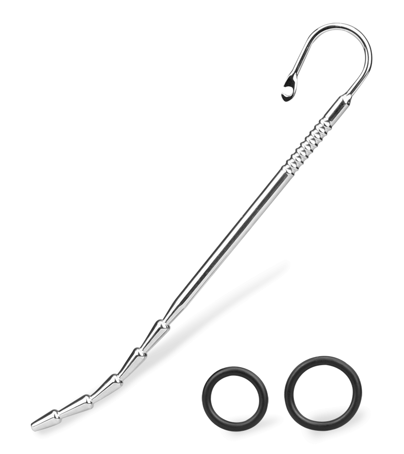 Plug Urétral Tige Avec Sperm Stopper Osiris - Dilatateur Pénis En Acier Inoxydable Chromé - BDSM, Neuf LOVE AND VIBES