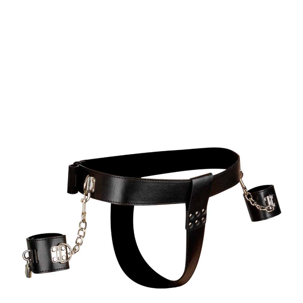 Ceinture de chasteté pour femme avec menottes