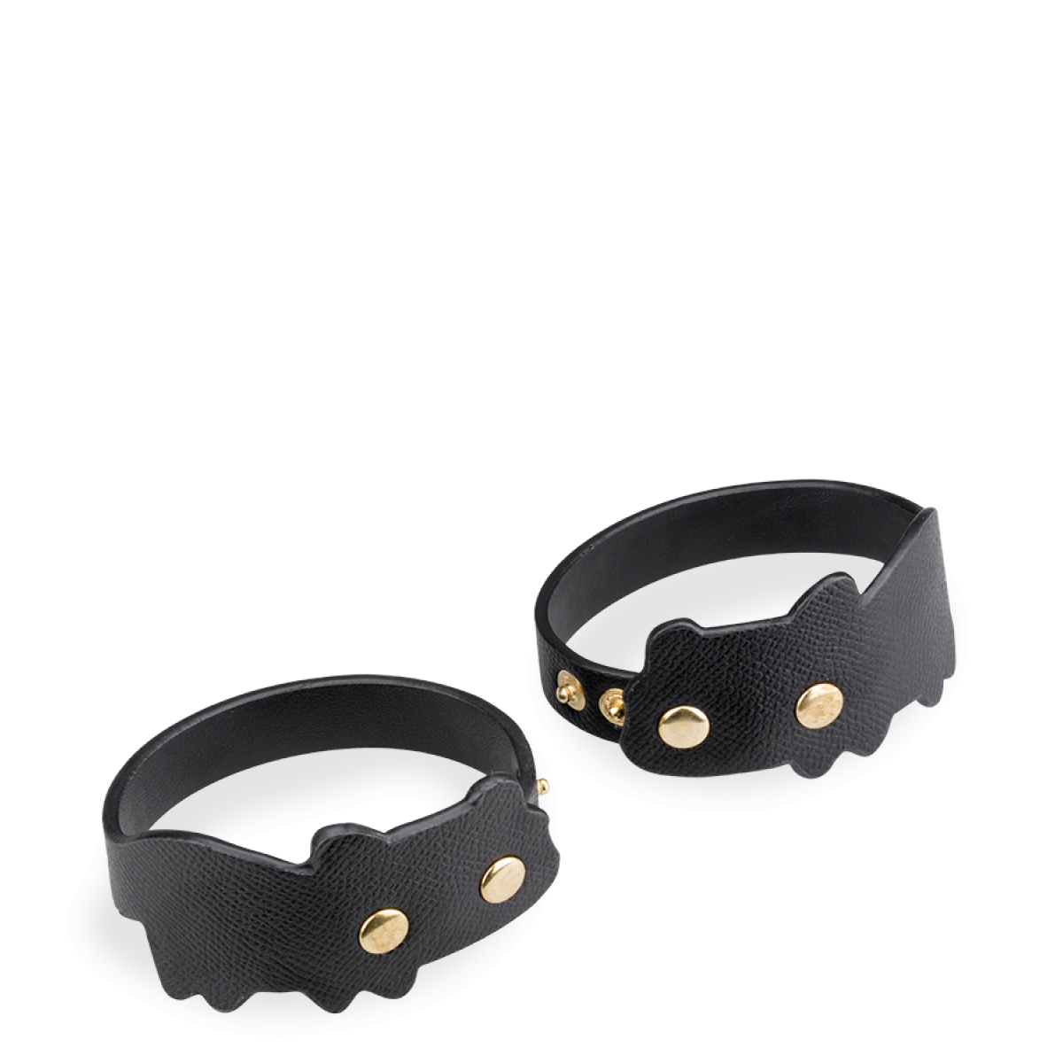 Bracelets de chevilles BDSM en similicuir chat