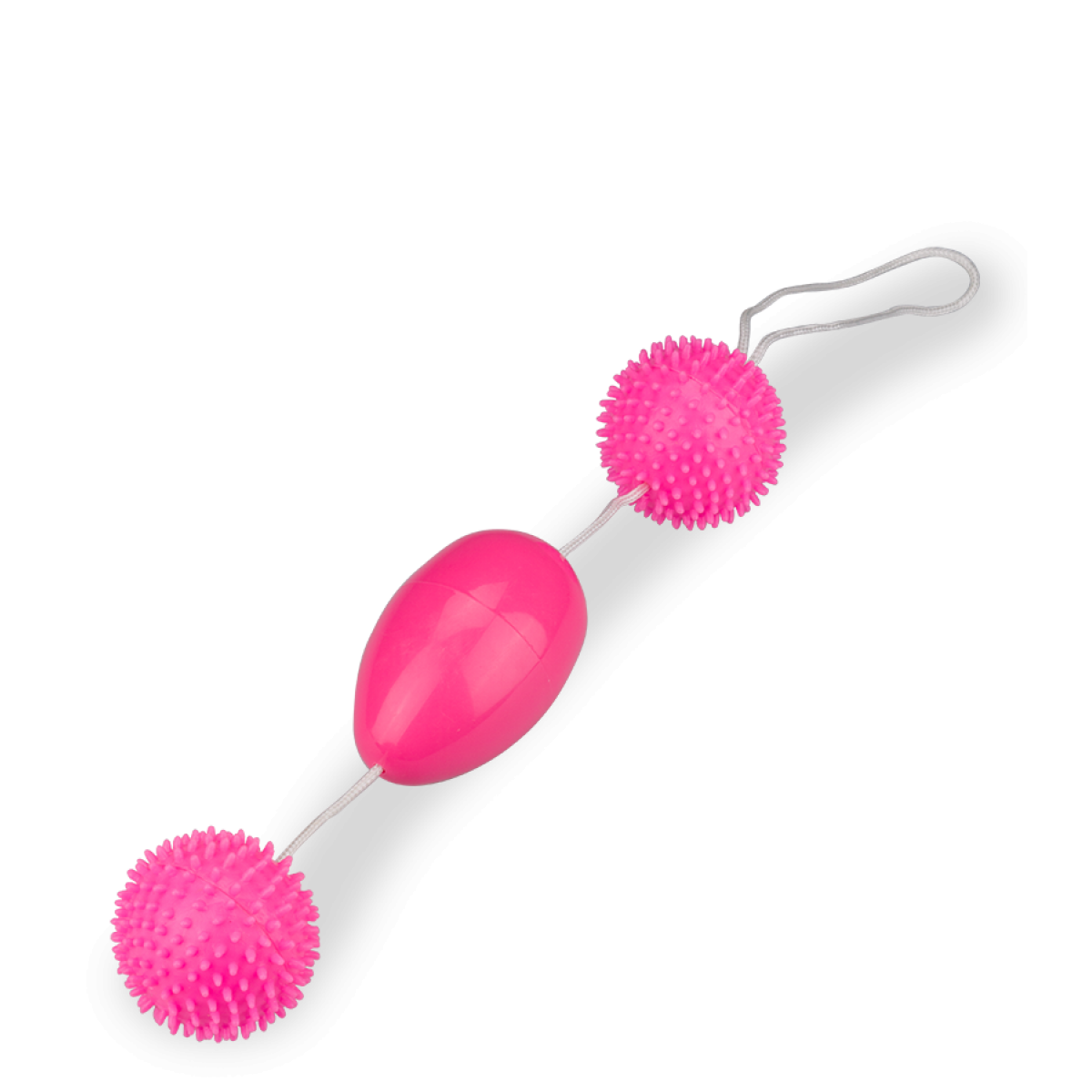 Textured vaginal and anal double jiggle balls - Picture 4 of 5