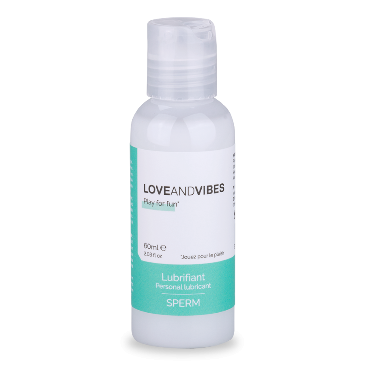Lubrifiant LOVE AND VIBES effet sperme 60ml