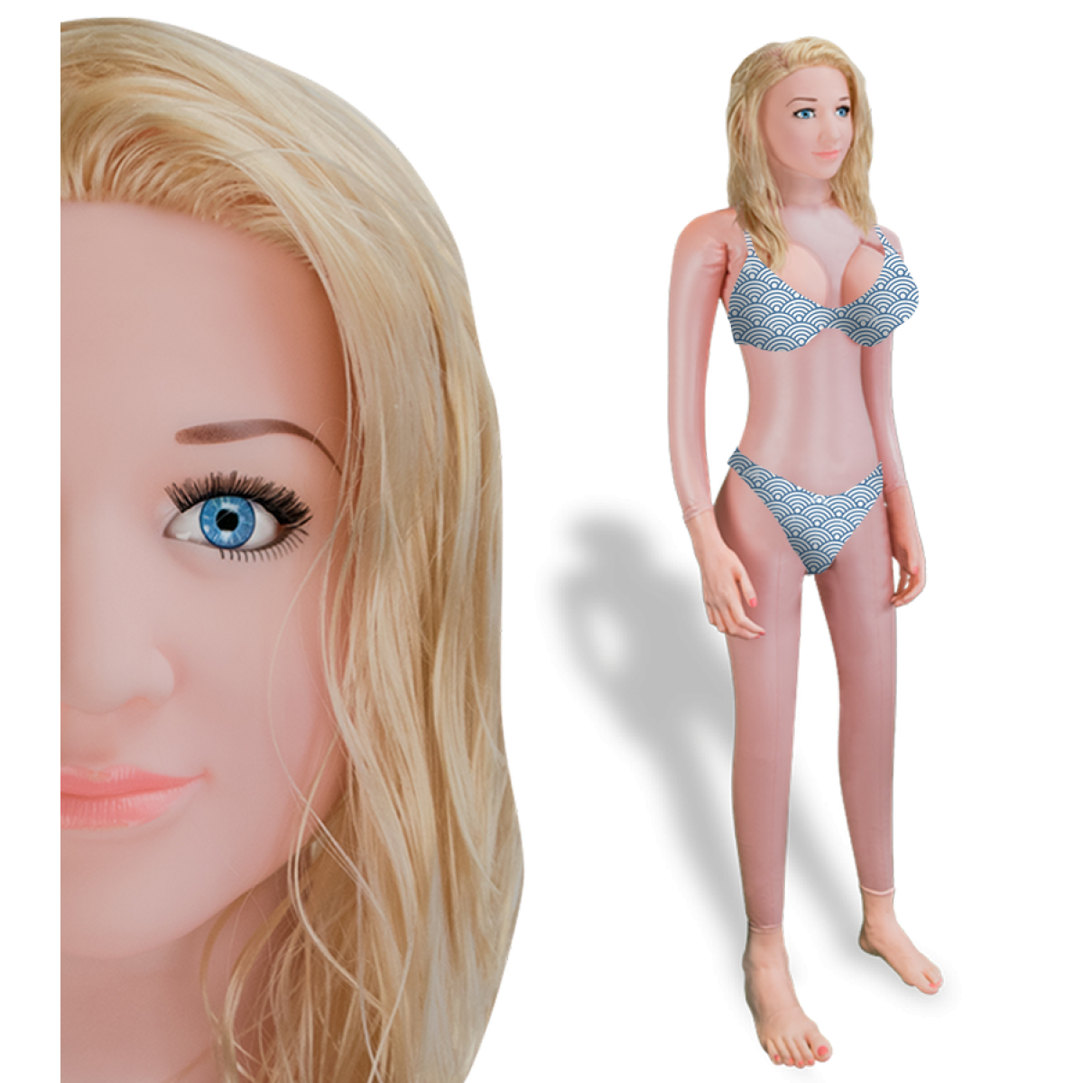 Michelle poupée gonflable femme blonde réaliste