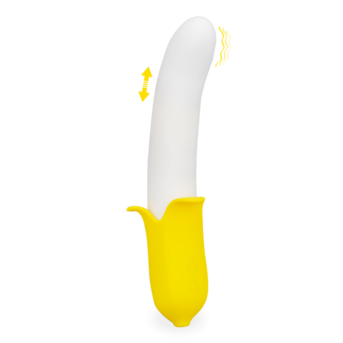 Vibromasseur va-et-vient automatique Mains Libres en silicone Banana | eBay