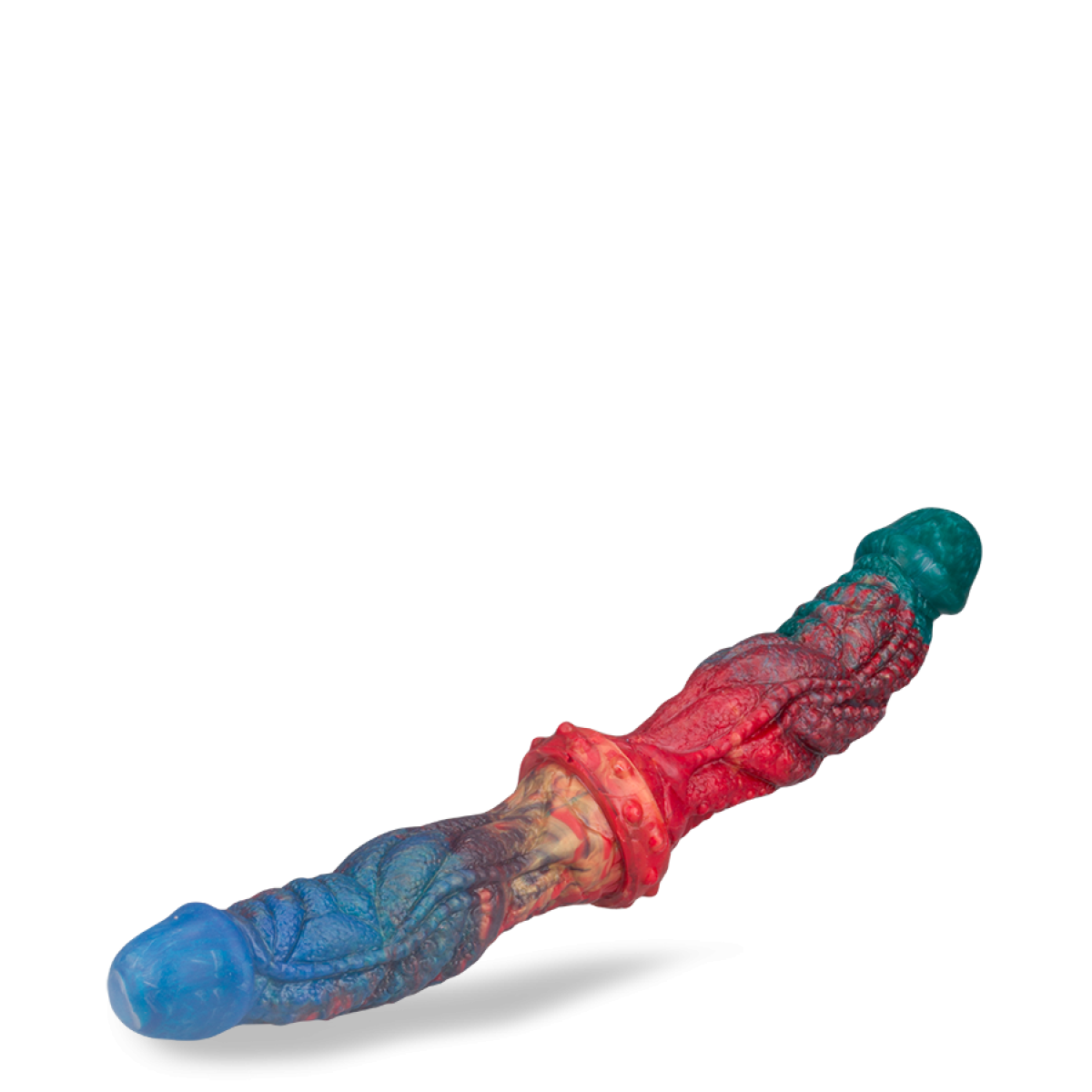 Double gode alien Slyvaar gode vaginal ou anal homme ou femme - Multicolore