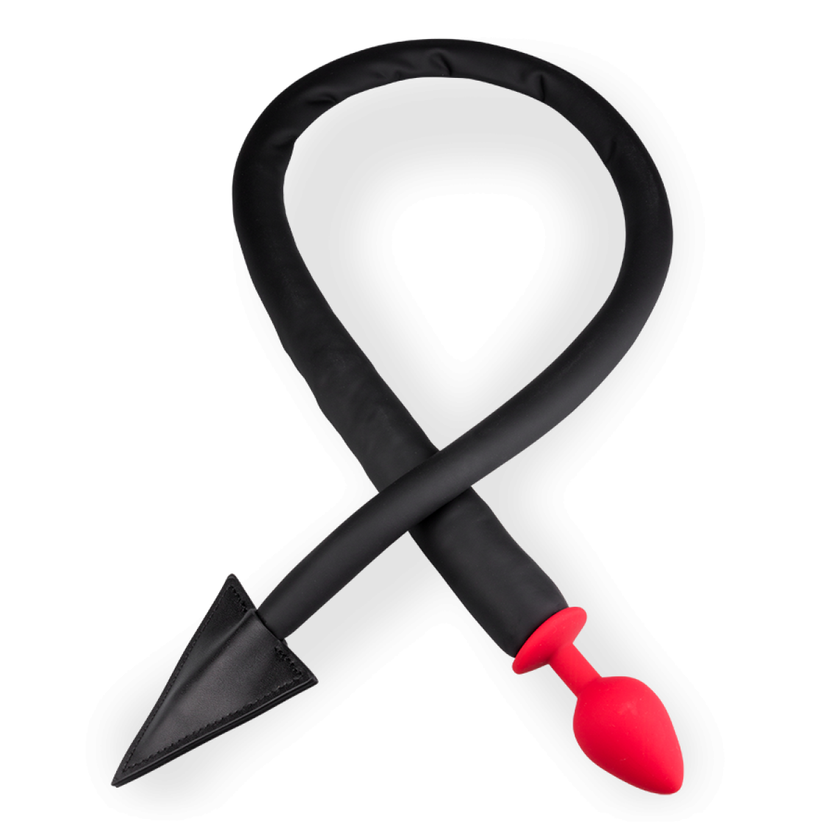 Plug queue de diable silicone et similicuir