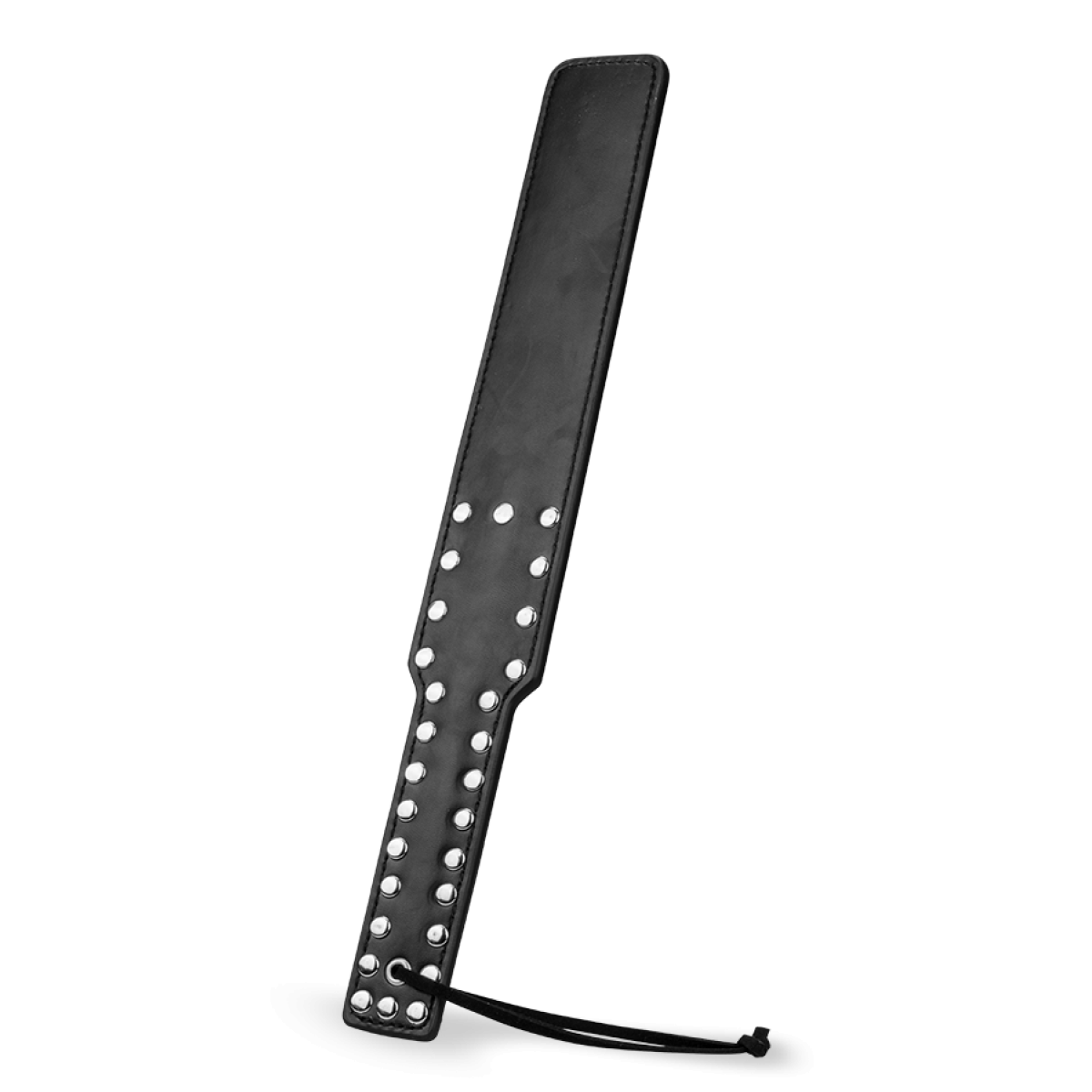 Paddle noir similicuir et rivets BDSM 38,0cm