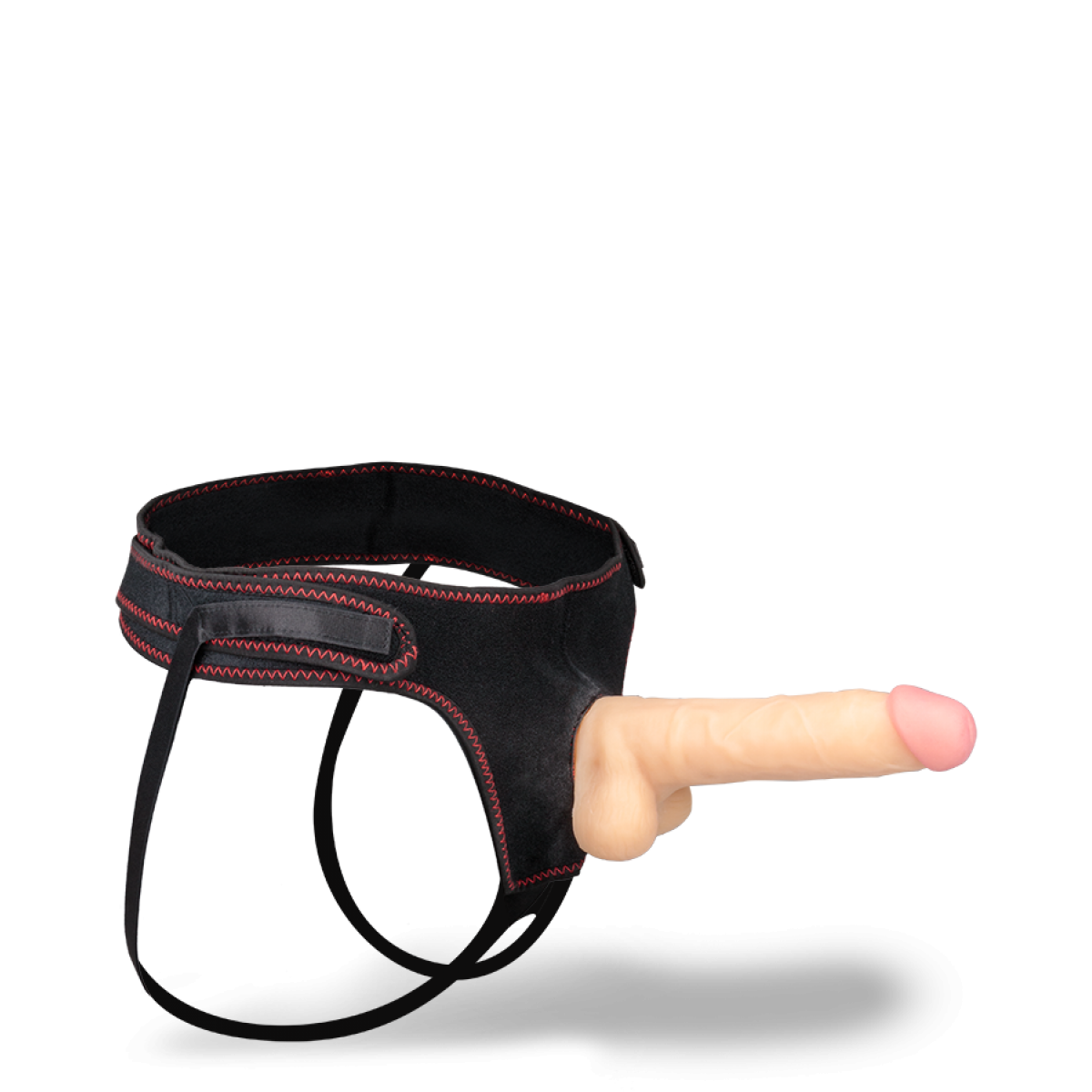 Gode ventouse réaliste avec harnais Jupiter