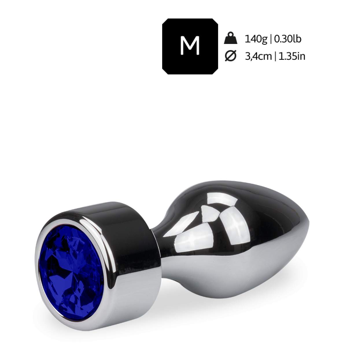 Plug Anal Métal Avec 5 Boules - Dilatateur Progressif BDSM Unisexe - Marque Ooy - Neuf
