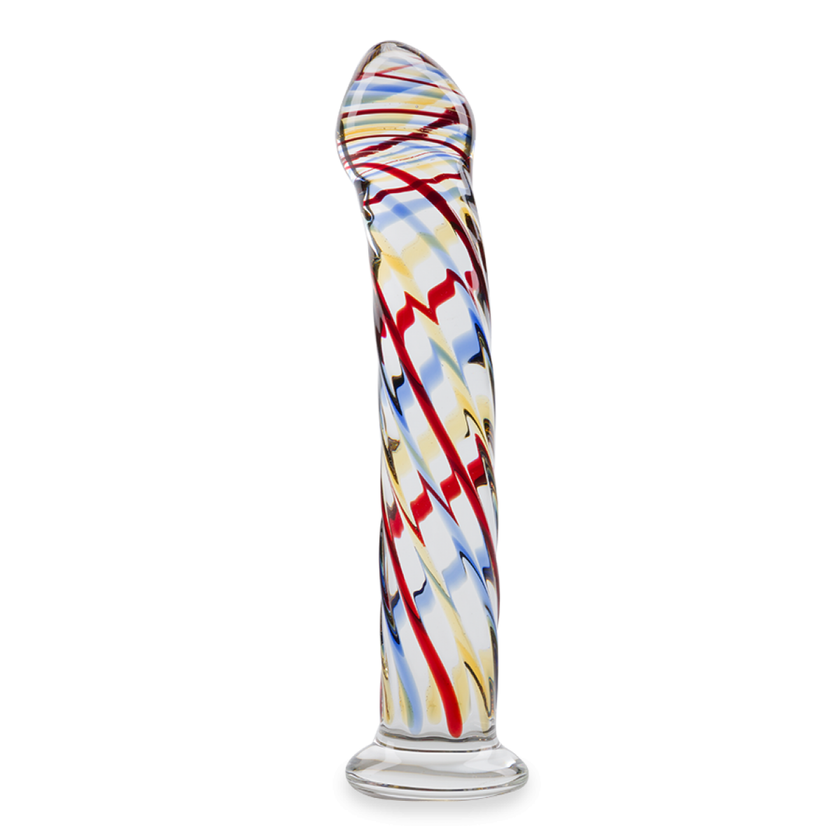 Gode godemichet en verre Hypnosis gode vaginal ou anal homme ou femme - Multicolore