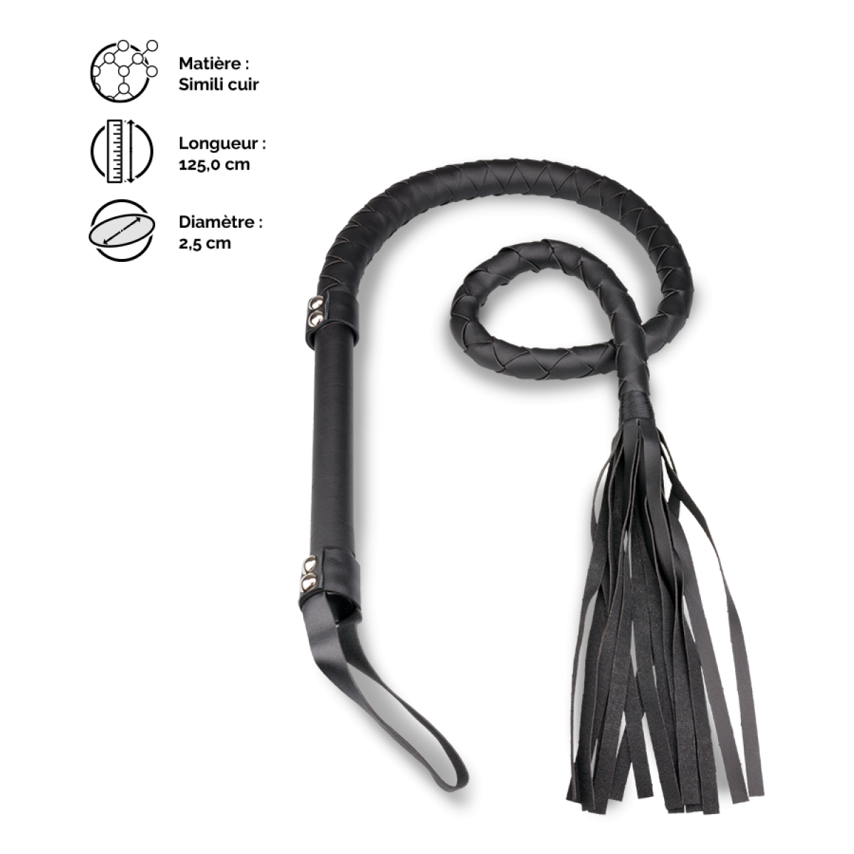 Fouet Bdsm Cuir de Vache | Boutique BDSM