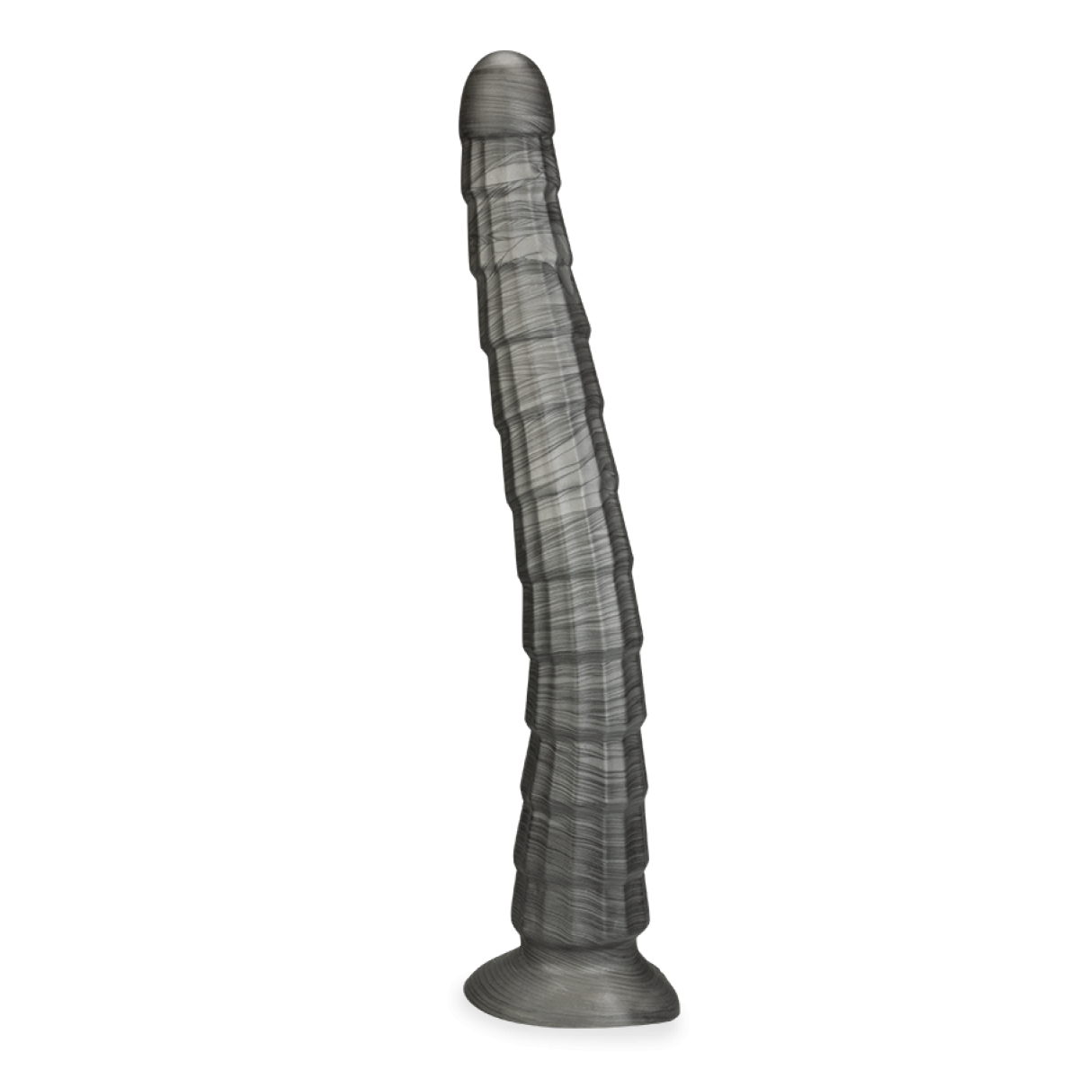 Gode godemichet ventouse vibrant alien XXL 35,0cm gode vaginal ou anal homme ou femme - Gris