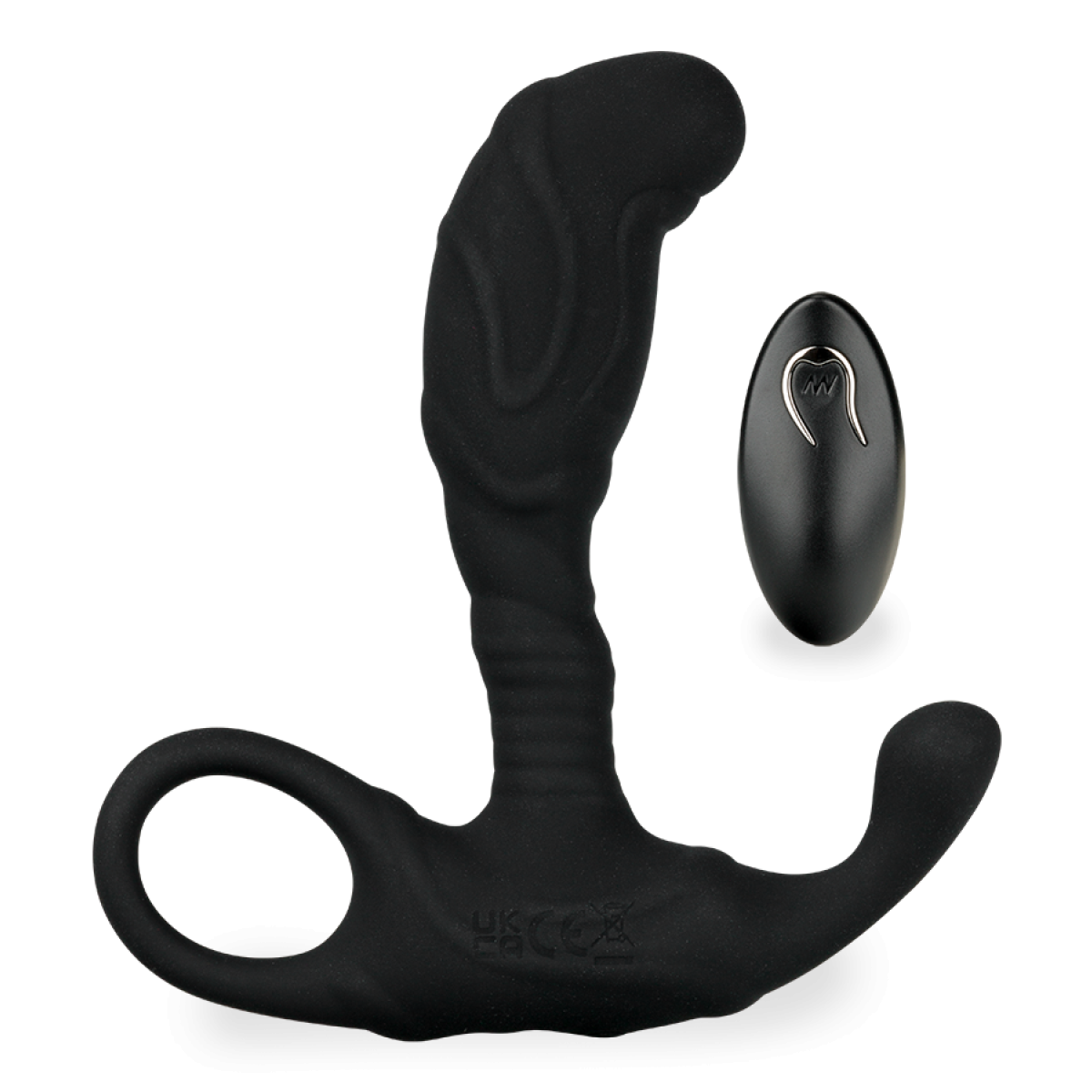 Vibromasseur anal Stimulateur de prostate télécommandé Genius - Noir
