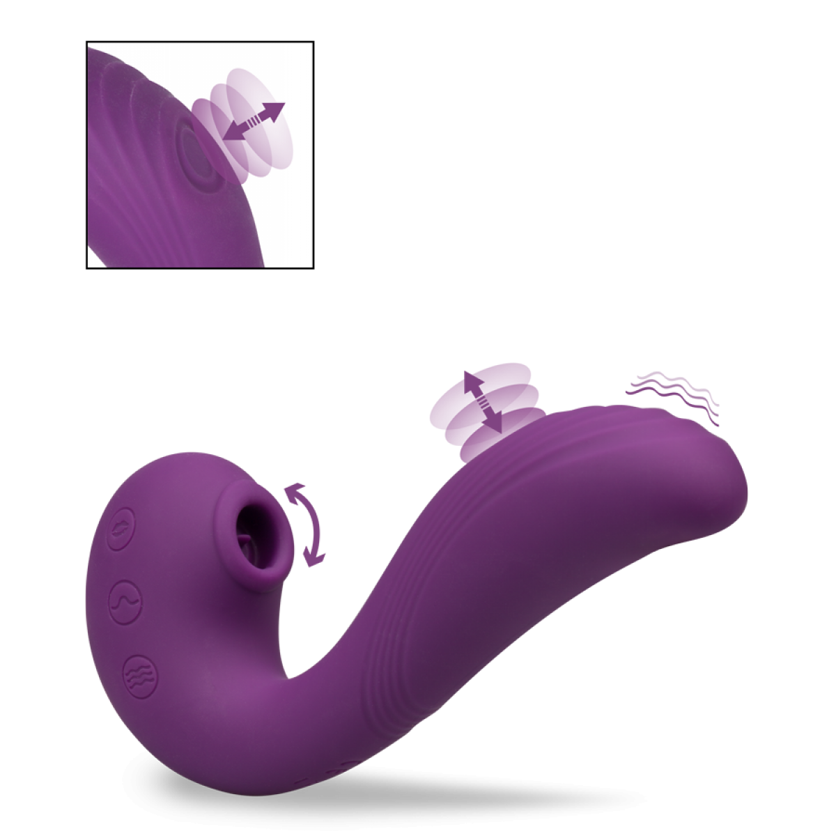 Vibromasseur Feminin Clitoridien - Stimulateur de clitoris et point G  Absolute