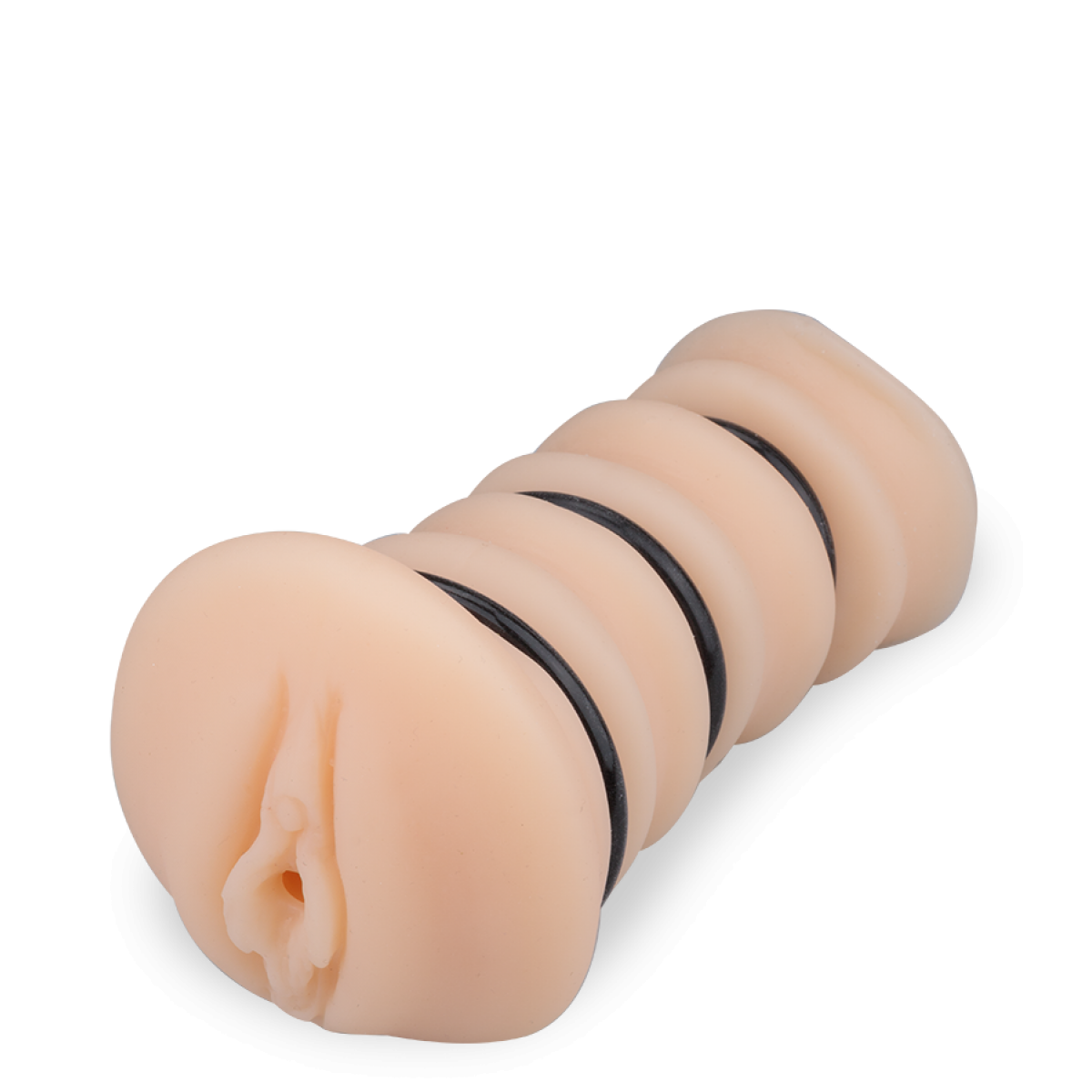 Sextoy pour homme 2-en-1 vaginette + 3 anneaux
