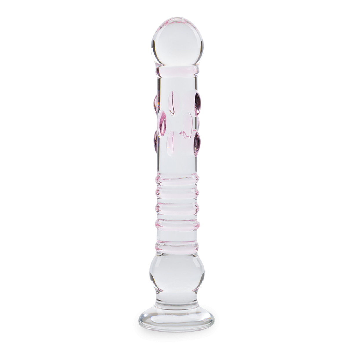 Gode godemichet en verre Temptation gode vaginal ou anal homme ou femme - Rose