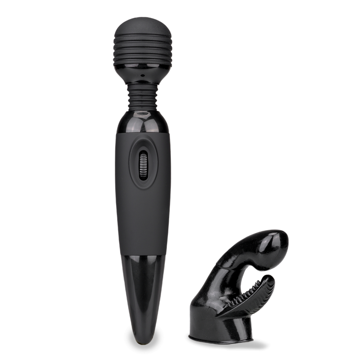 Vibromasseur Fantasy Wand black 2 embouts