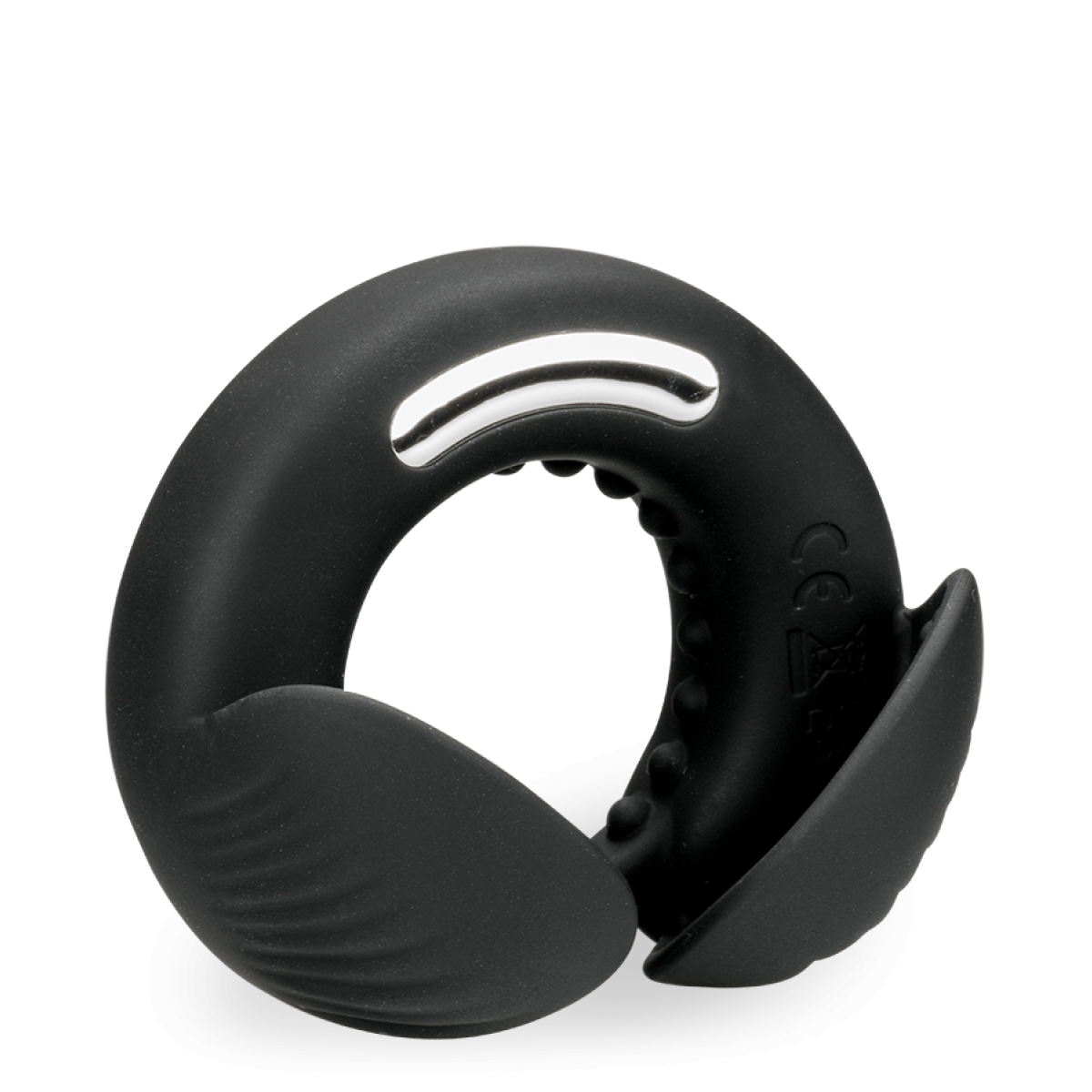 Anneau ring vibrant en silicone avec masseur de zone intime masculine Wilo