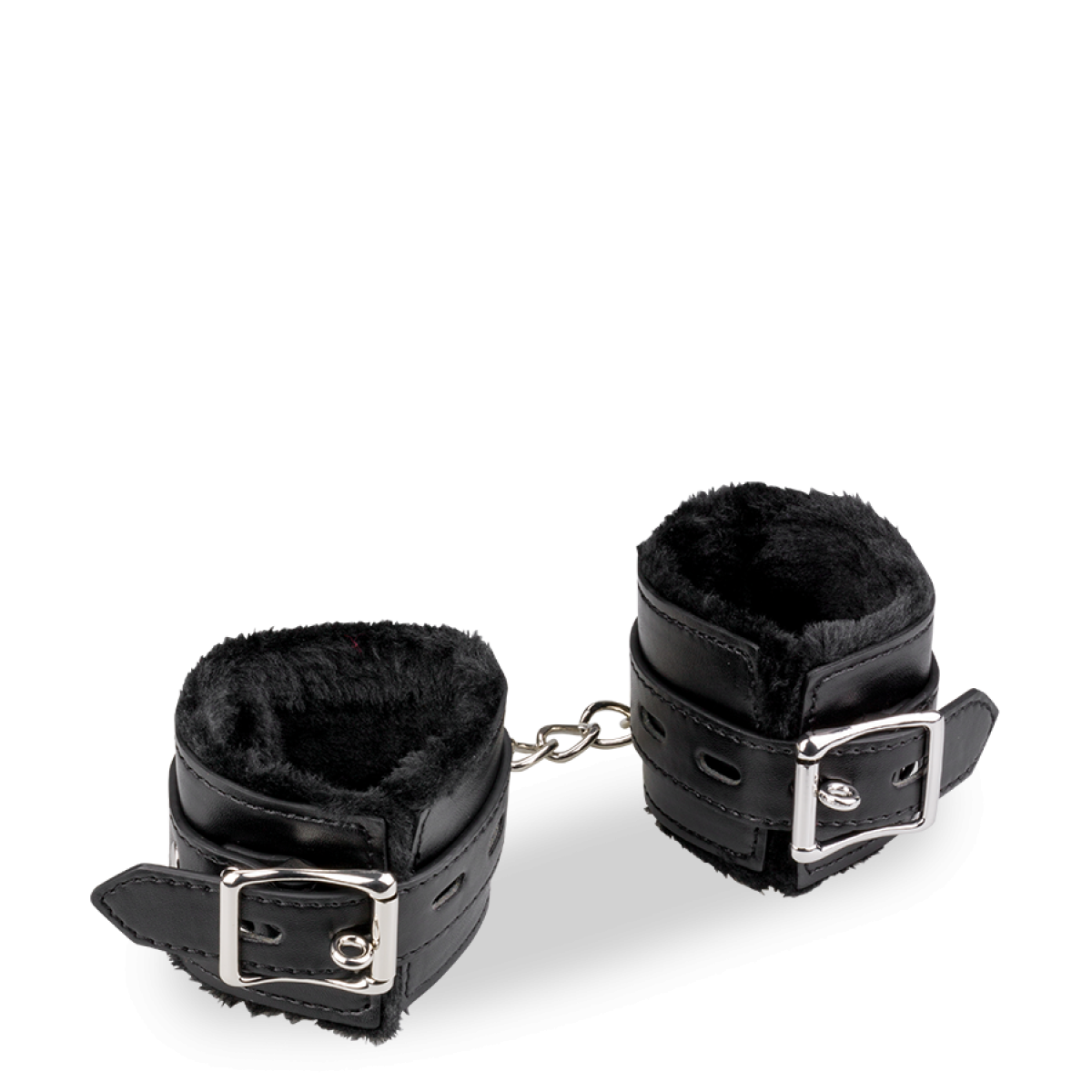 Menottes poignets cuir et fourrure