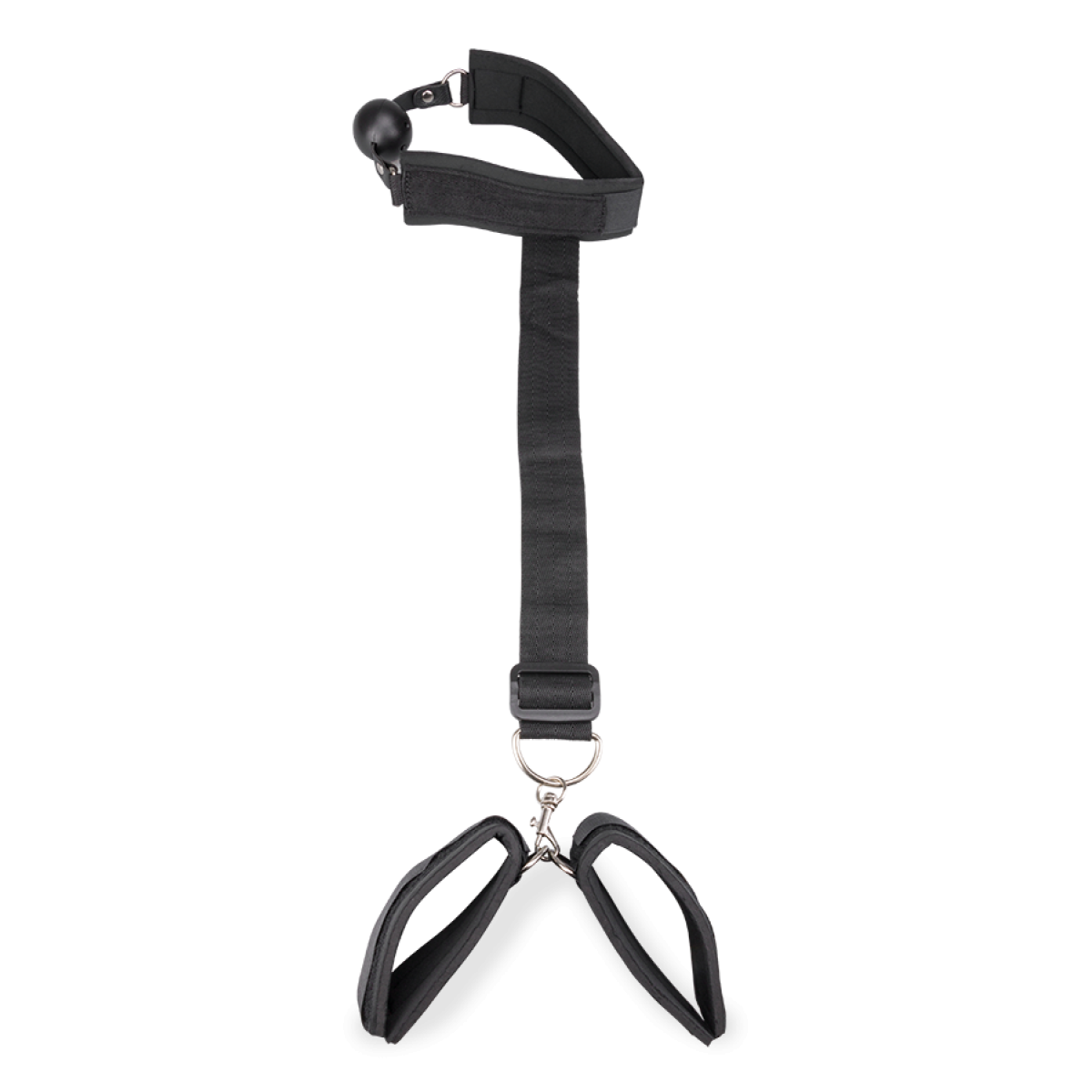 Bâillon gag-ball avec attache poignets