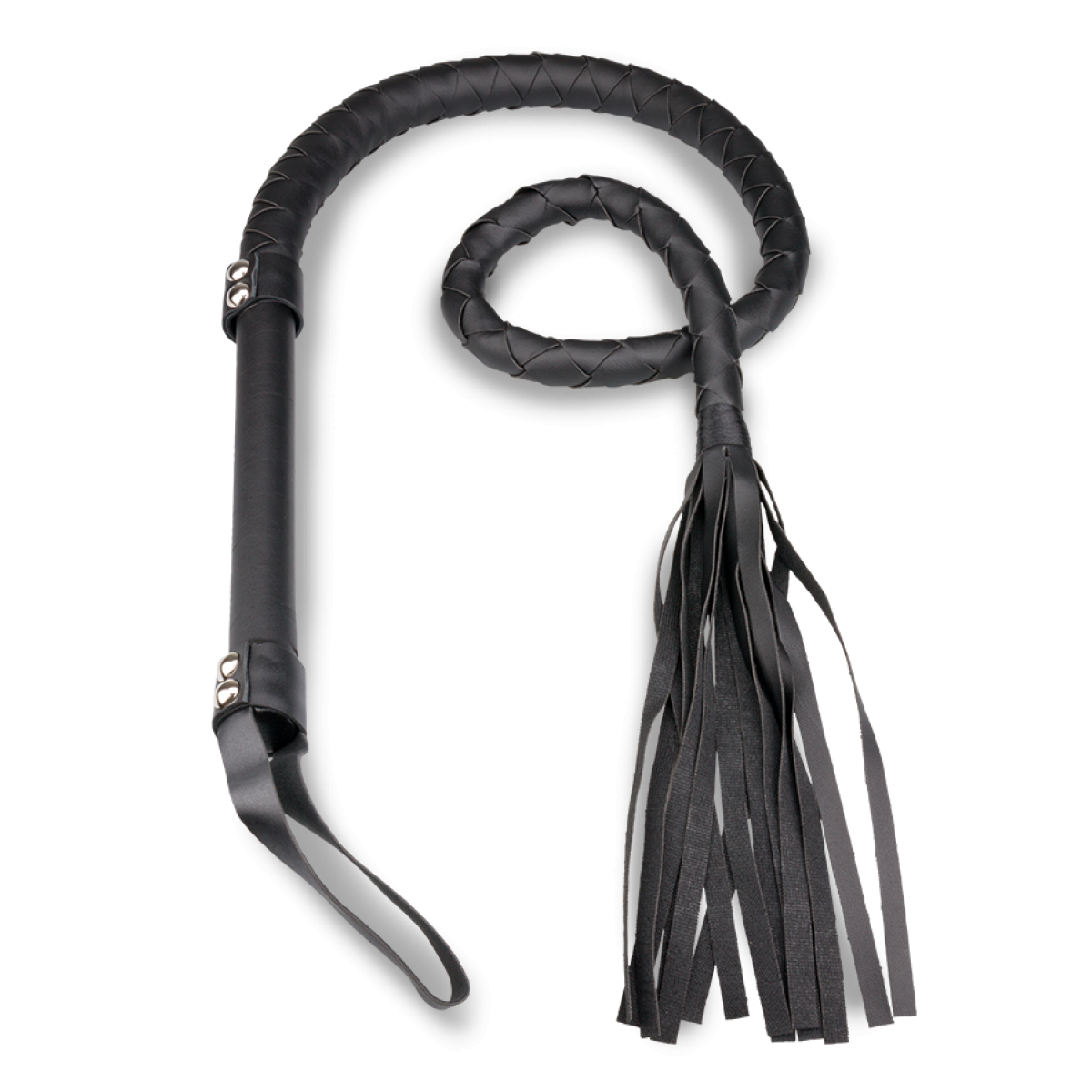 Fouet BDSM simili cuir 125,0cm