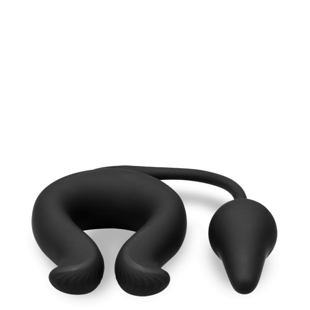 Anneau Vibrant Avec Plug Anal Lucifer - Marque LOVE AND VIBES, En Silicone