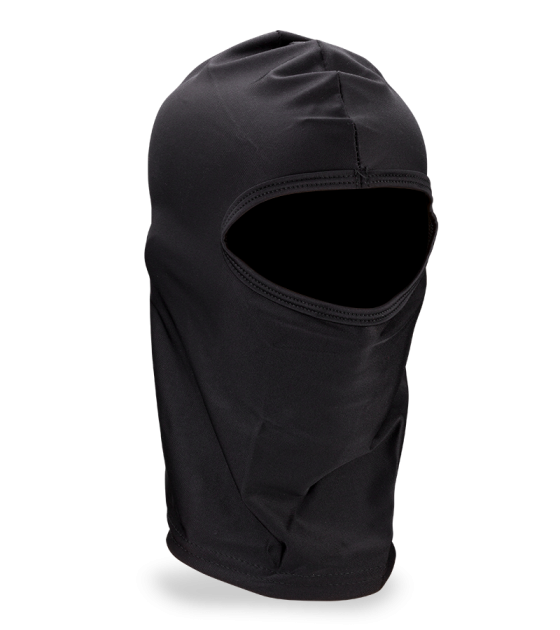 Cagoule BDSM En Simili Cuir FETISH TENTATION - Ouverture Yeux Et Bouche, Unisexe, Noire, Neuve