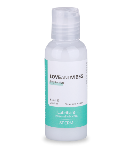 Lubrifiant LOVE AND VIBES effet sperme 60ml LOVE AND VIBES