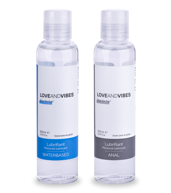 Duo de lubrifiants LOVE AND VIBES 150ml Bienêtre LOVE AND VIBES