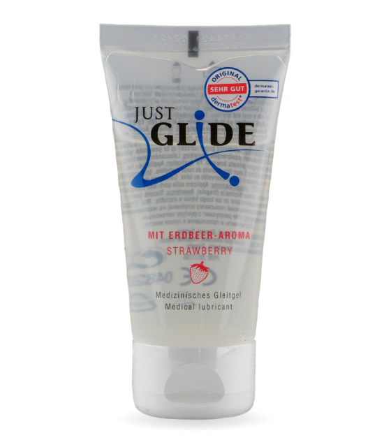 Lubrifiant Fraise Just Glide LOVE AND VIBES