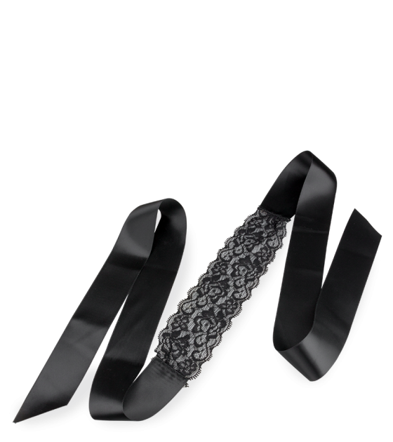 Bandeau Pour Les Yeux BDSM En Cuir Et Métal - Luxueux - Modèle Signature TABOOM - Noir - Neuf