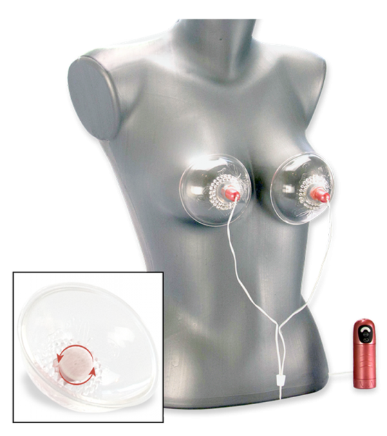 Stimulateur/Masseur De Tétons Rotatif - LOVE AND VIBES - Neuf - Pour L'Élargissement Et La Stimulation